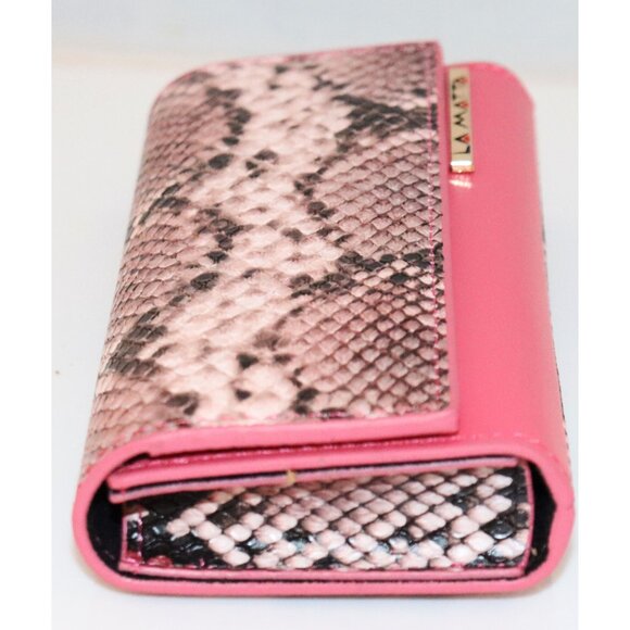 New LA Matta Sunglasses Eyeglasses Pink Snake skin /with mirror Case - Picture 4 of 4